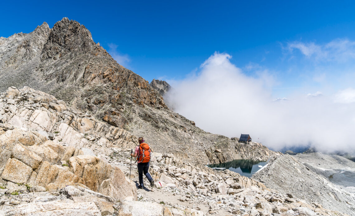 Champex-Lac  Wanderungen zur Cabane Trient Fen  tre d Arpette