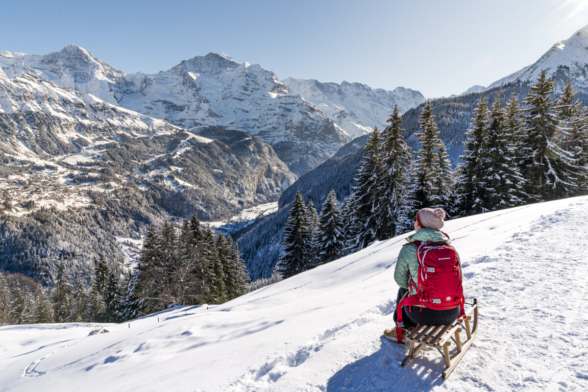 Schlittelweg Isenfluh Sulwald