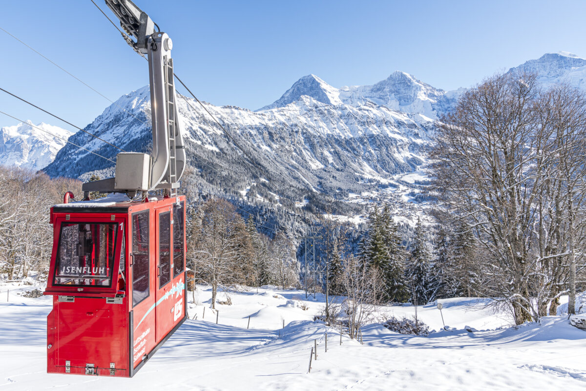 Bergstation Seilbahn Isenfluh-Sulwald