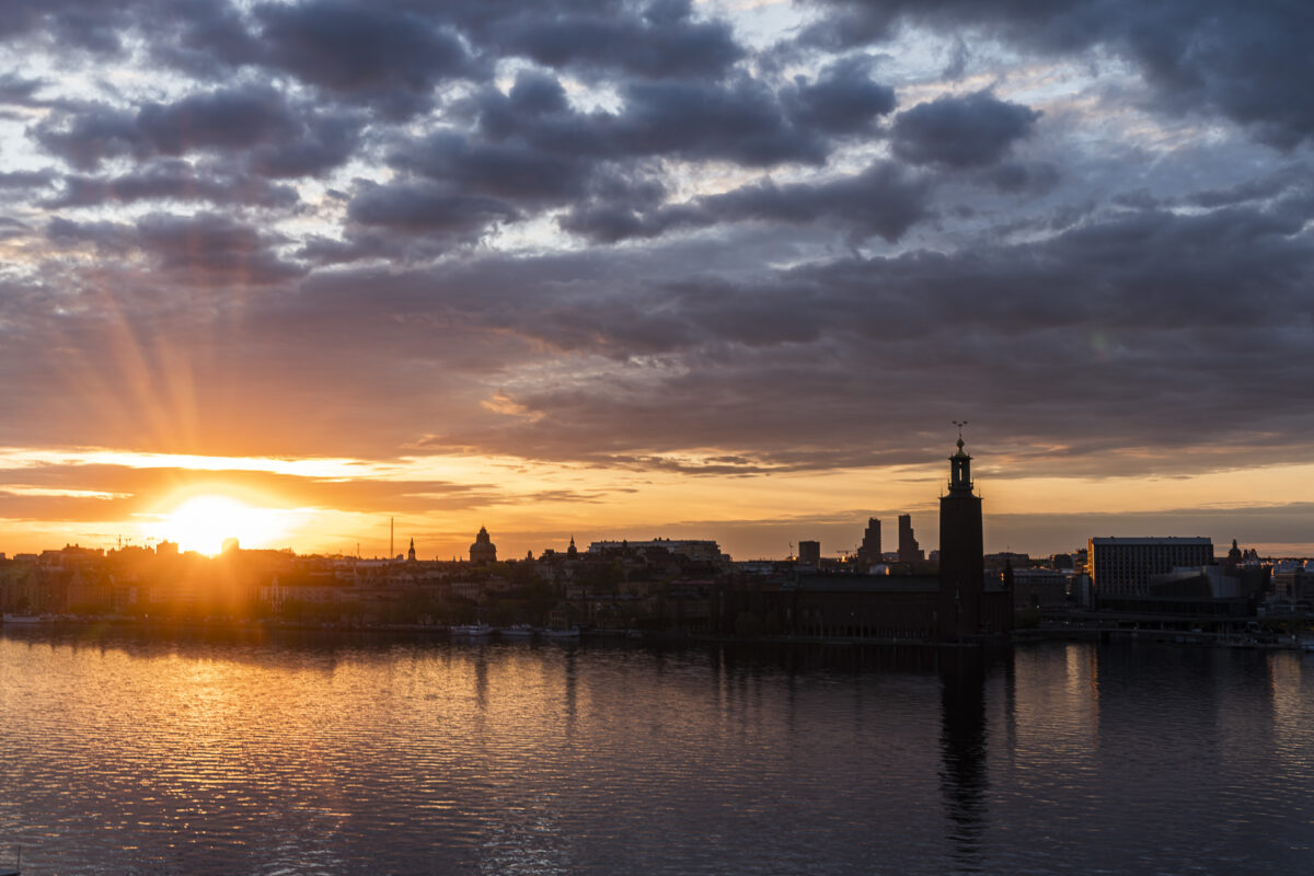 Stockholm Sonnenuntergang