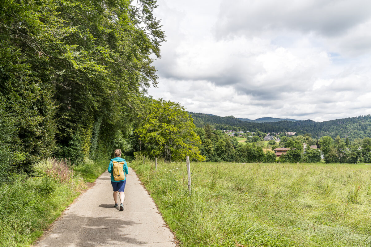 Rückweg nach Saint-Gorge