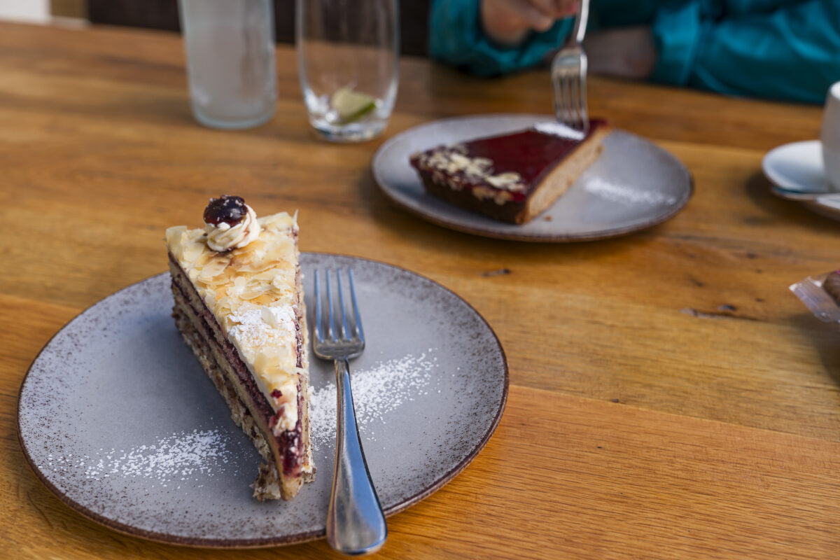 Kuchen in der Frutt Lodge