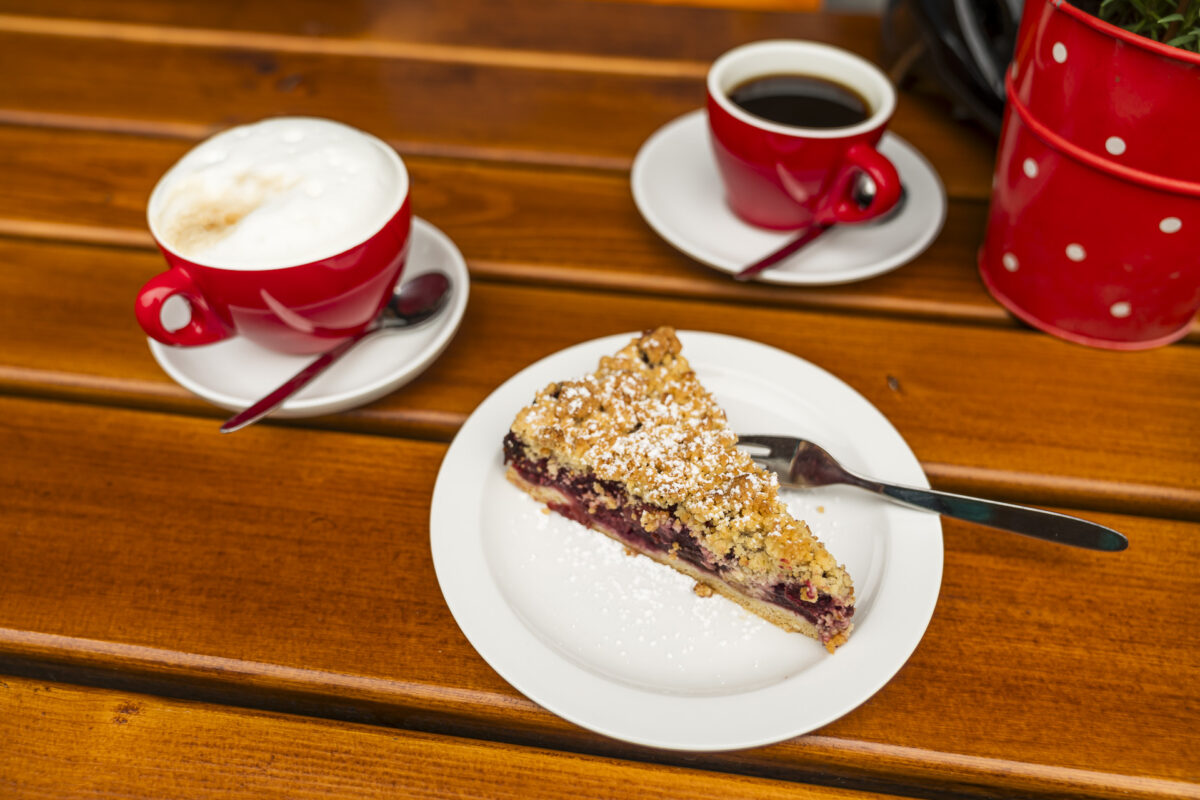 Kuchen in der Schwarzen Hütte