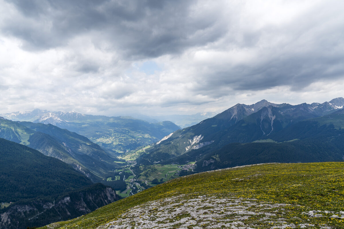 Ausblick auf dem Parc Ela-Trek