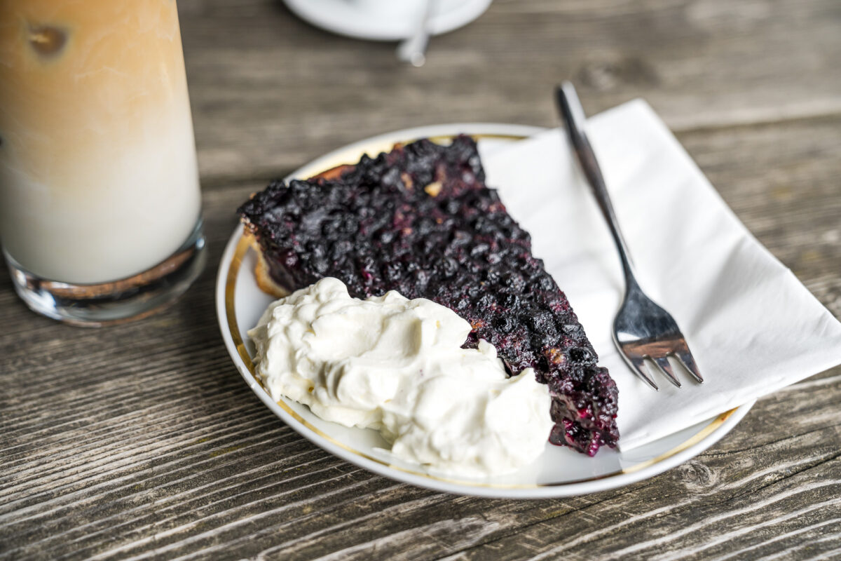 Heidelbeerkuchen in Jenisberg