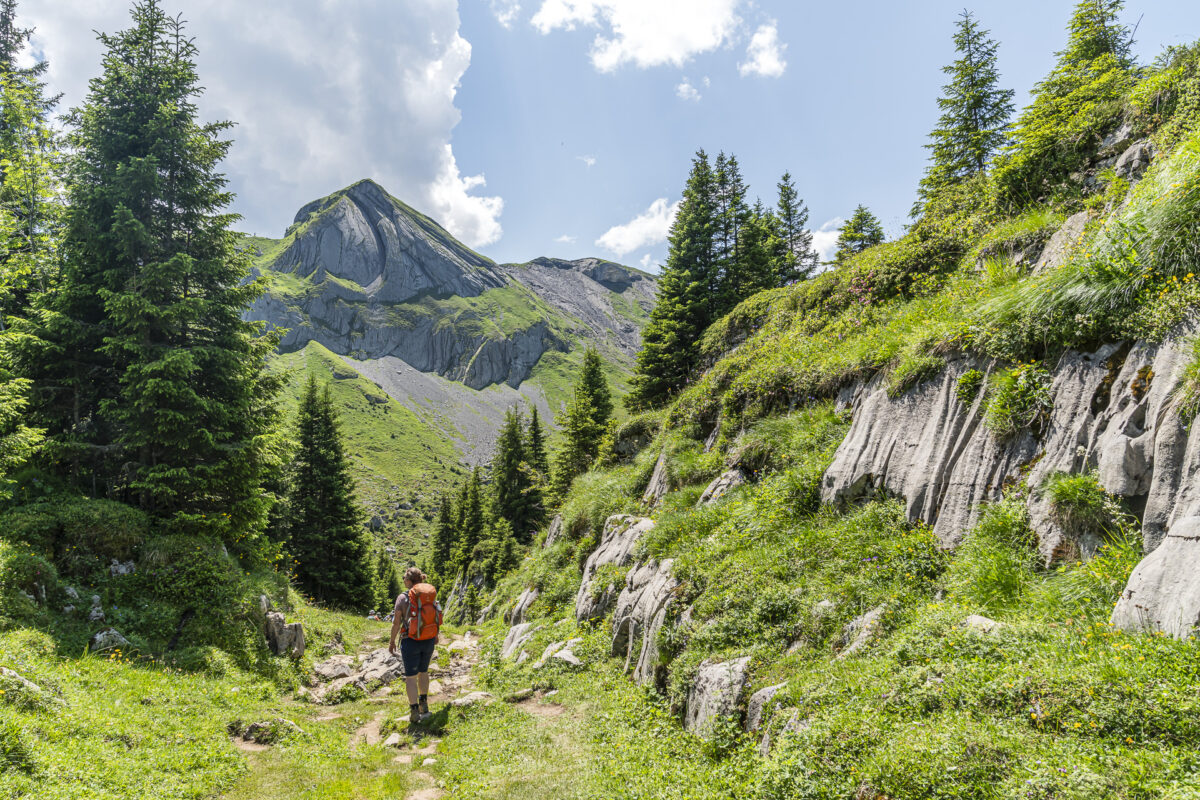 Abstieg Lobhornhütte Isenfluh