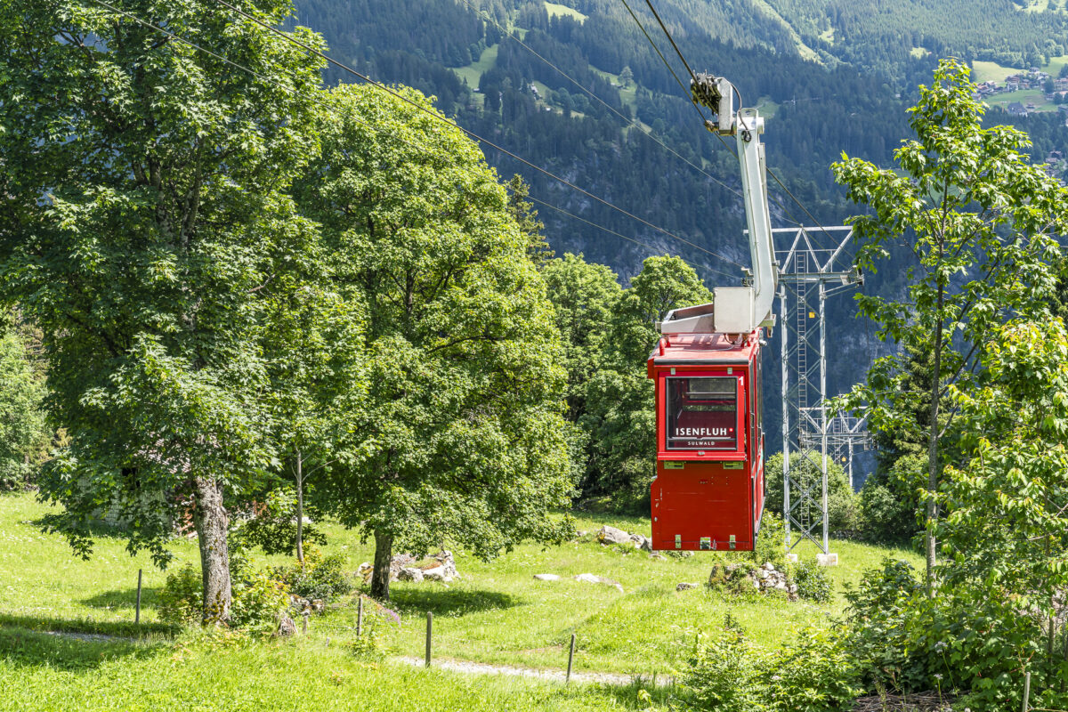 Seilbahn Sulwald-Isenfluh