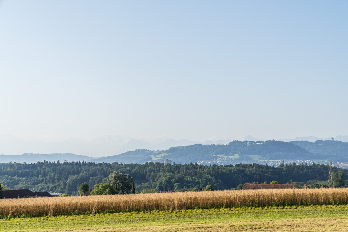 Blick von Herrenschwanden nach Bern