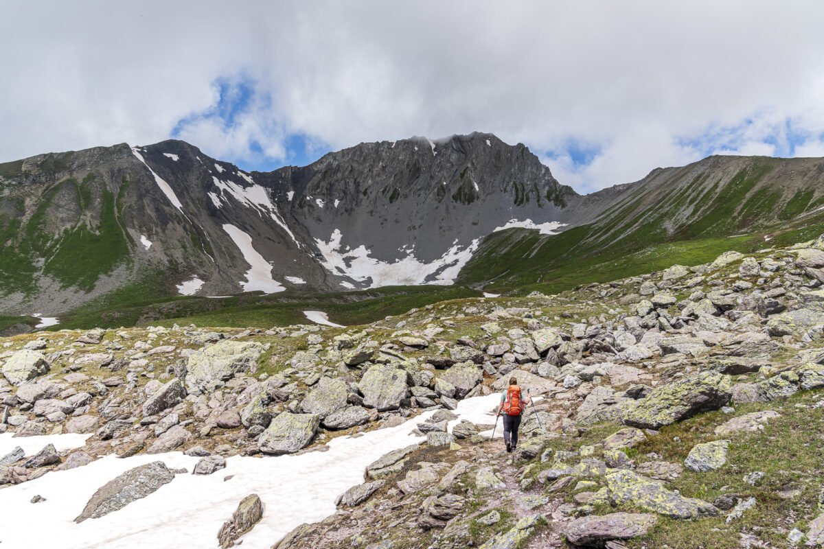 Alpine Landschaft bei Furcletta