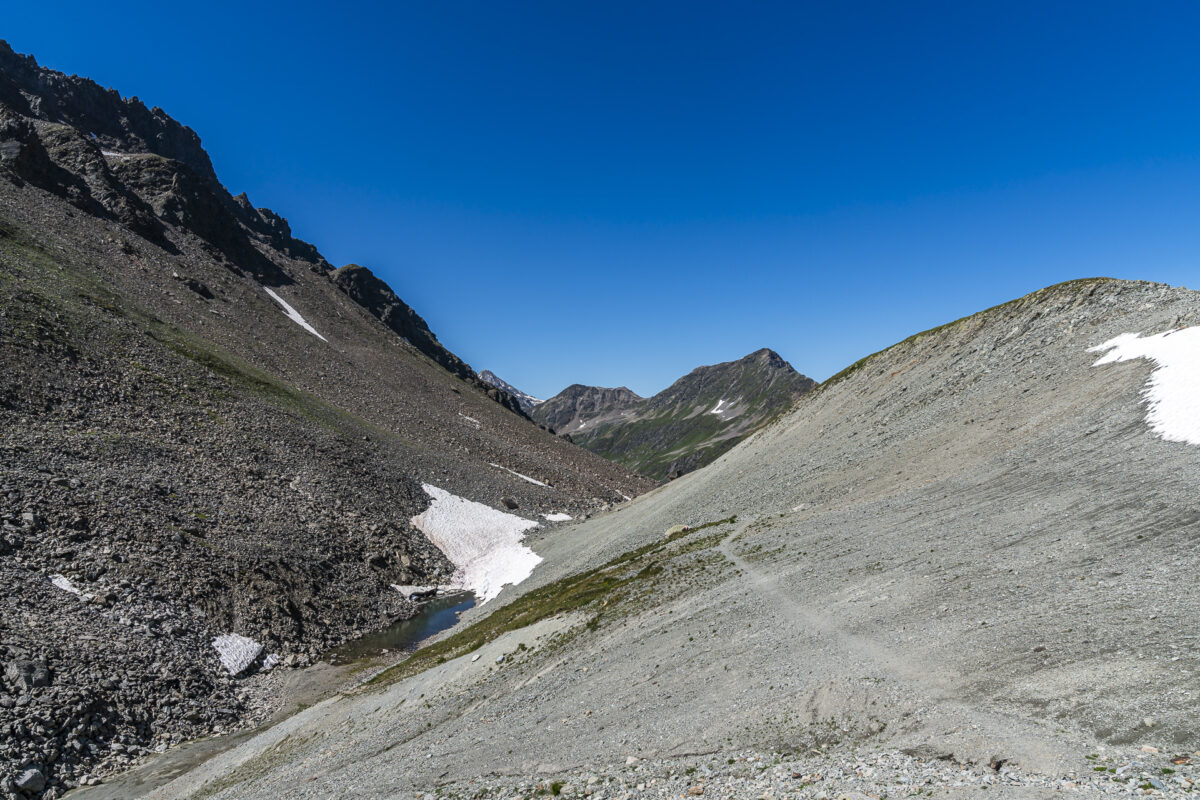 Aufstieg auf den Vereinapass