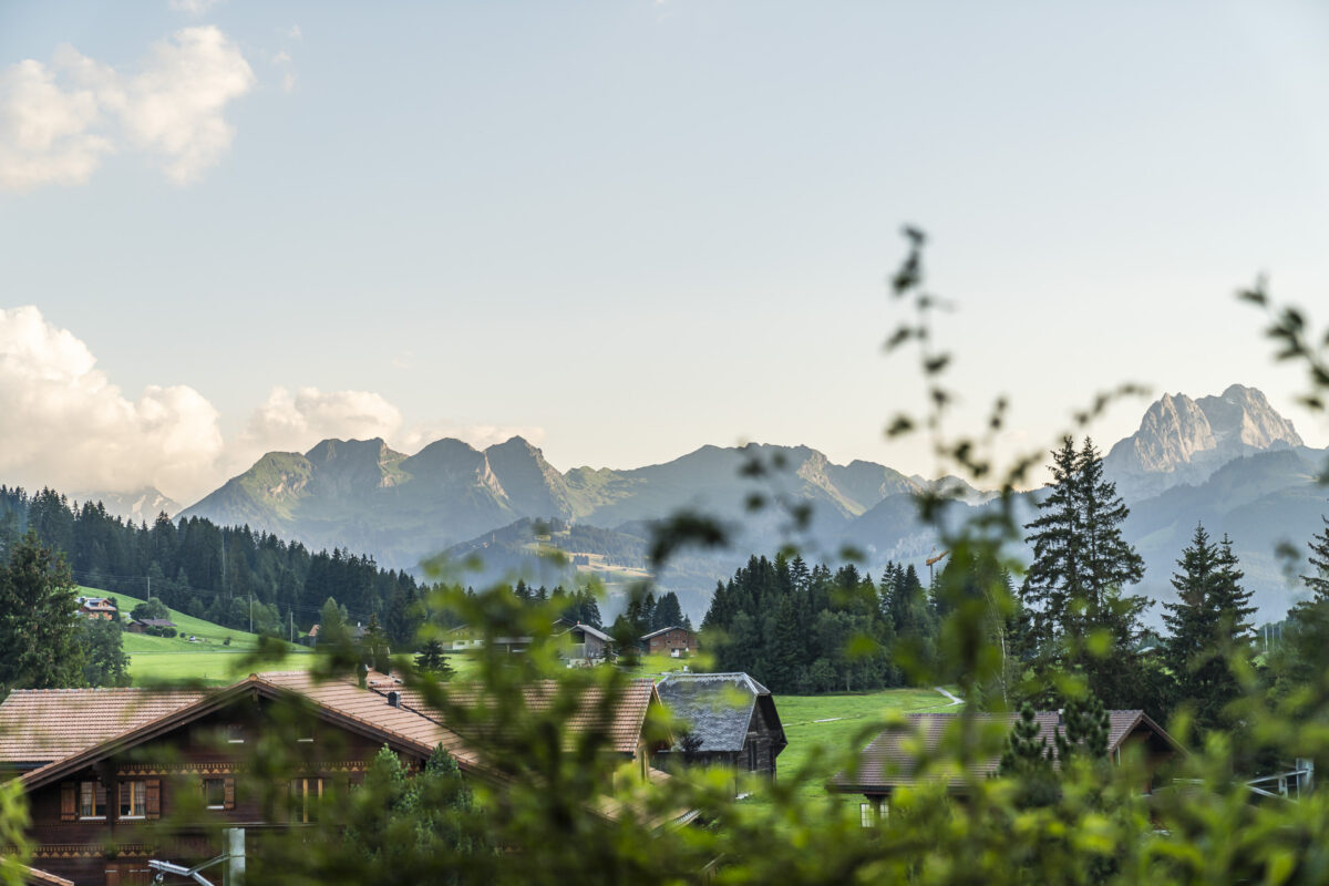 Zimmerausblick im Golfhotel Les Hauts & SPA