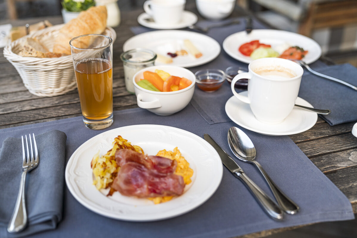 Frühstück im Golfhotel