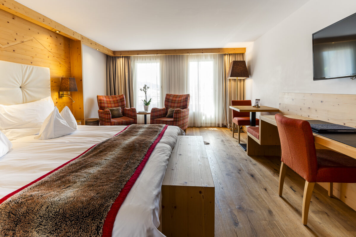 Doppelzimmer Golfhotel les Hauts