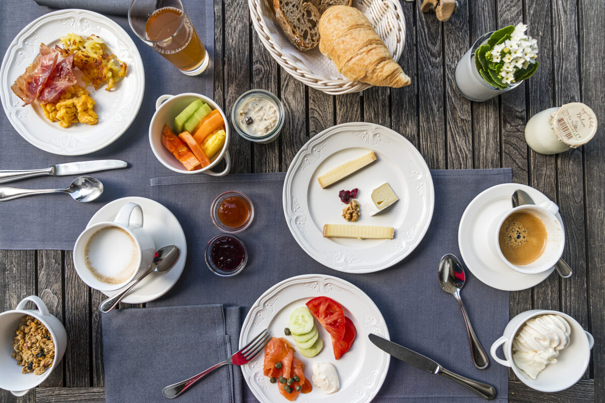 Frühstücks im Golfhotel Saanenmöser