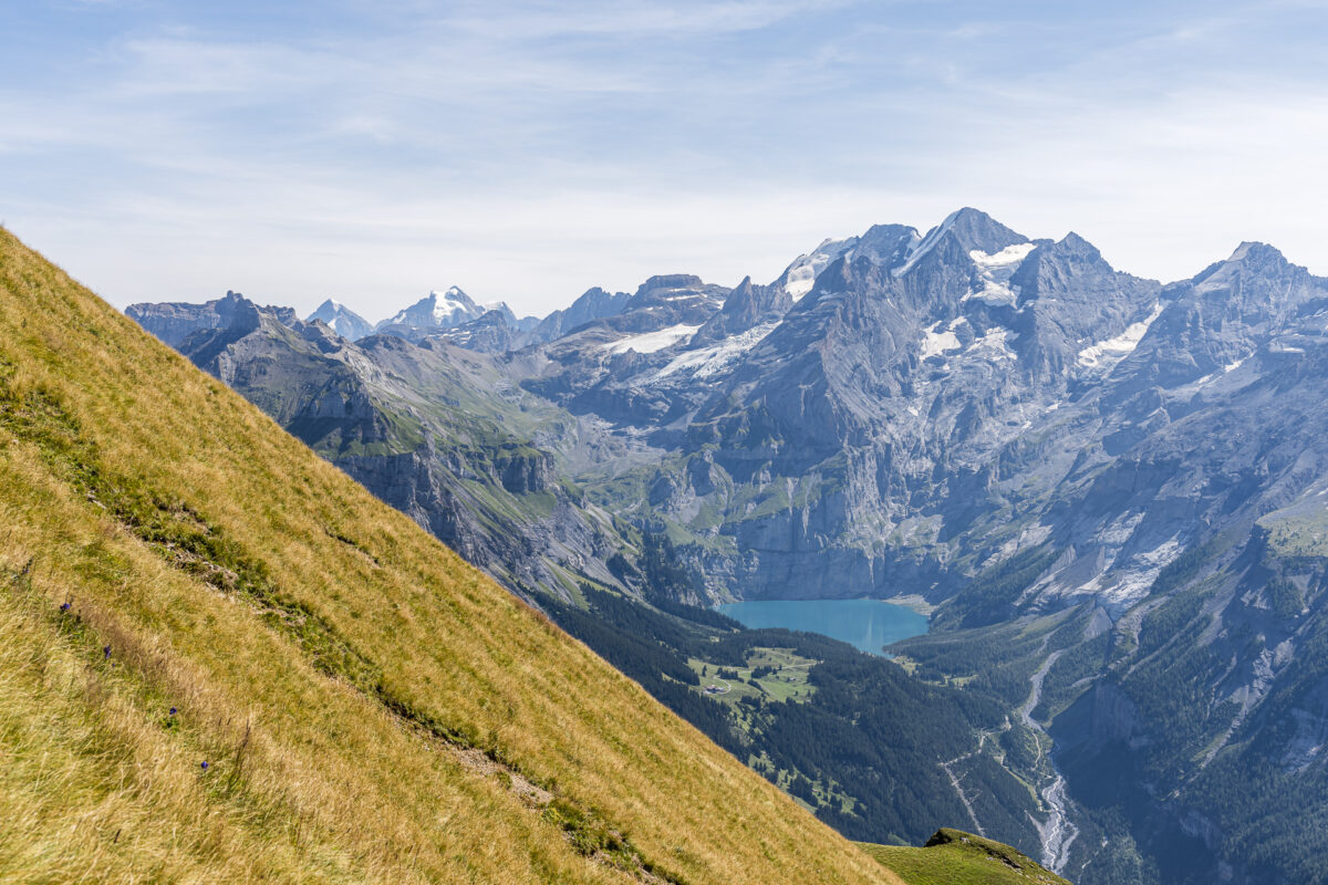 Blick auf den Oeschinensee