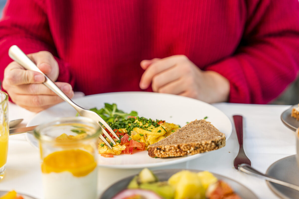 Frühstück im Hotel das Paradies