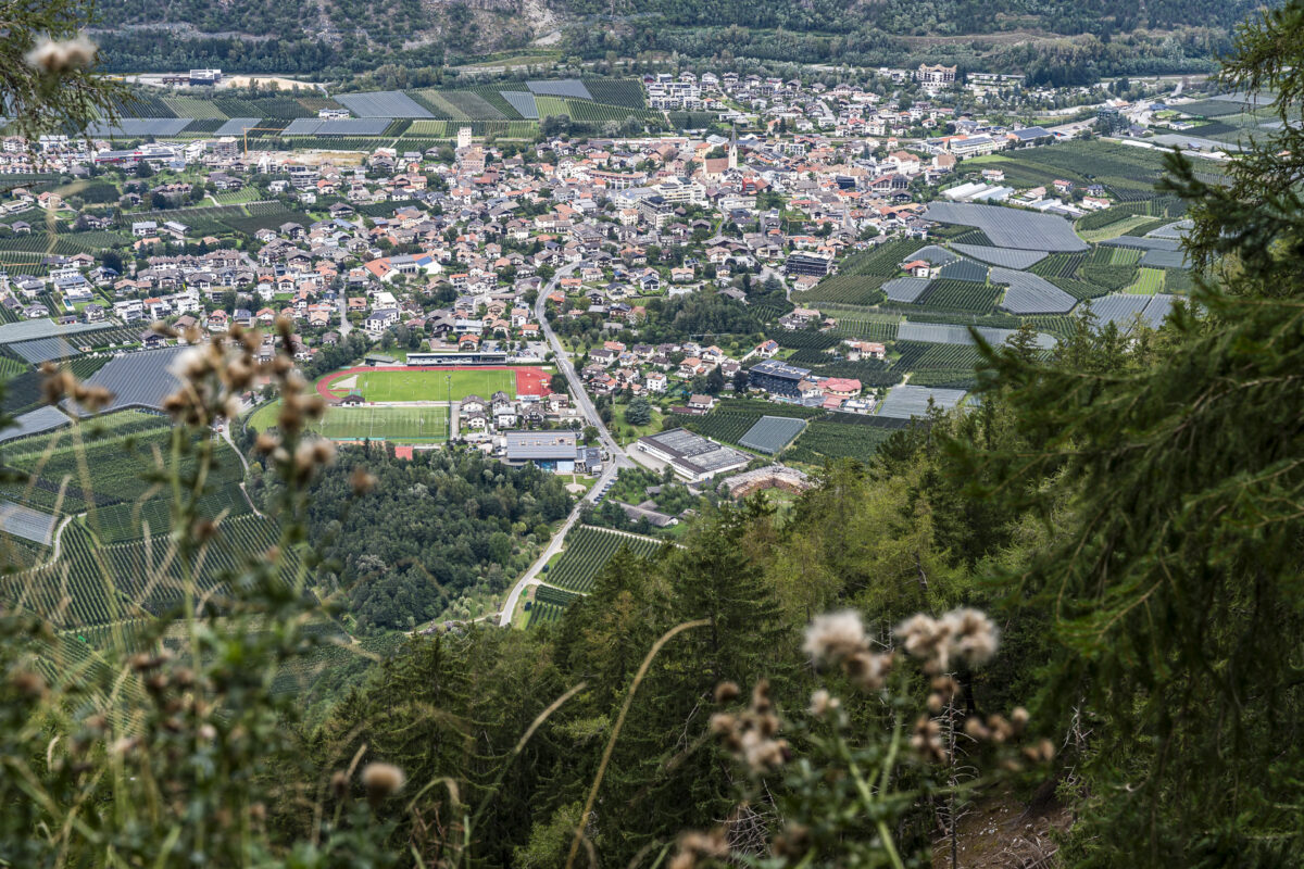 Blick auf Latsch