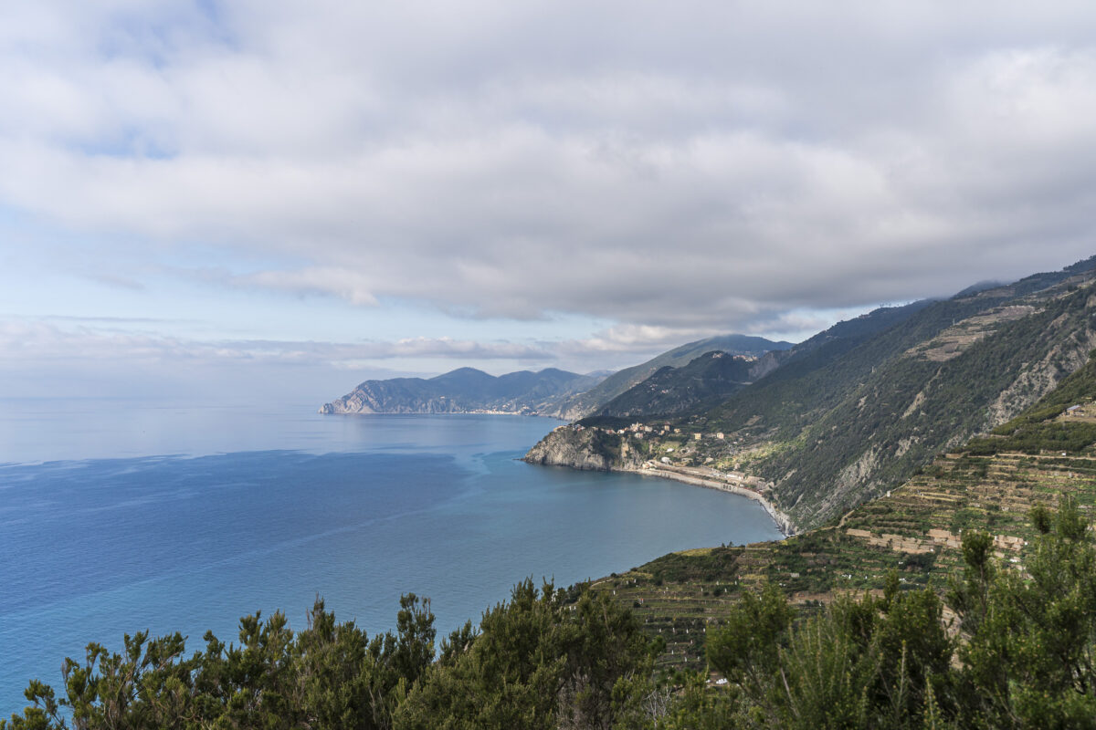 Aussicht ligurische Küste