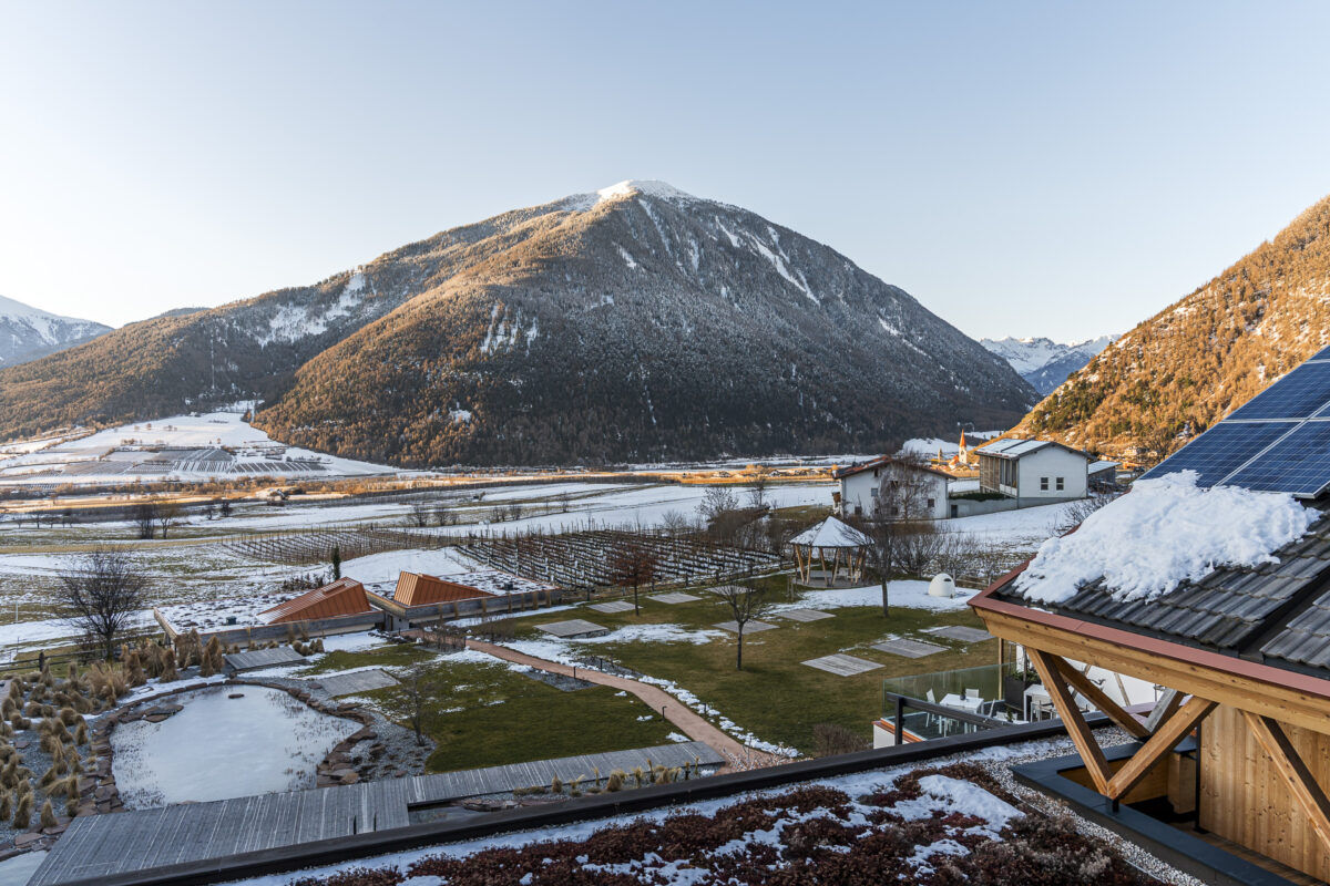 Zimmeraussicht aus dem Garberhof